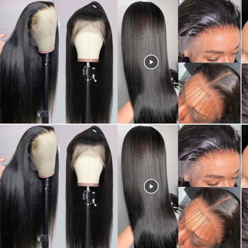 Straight Lace Front Wigs Human Hair Wig Pre Plucked 13x4 Straight Human Hair Wigs For Black Women Human Hair Wig Straight Frontal Wigs Human Hair Lace Front Wigs - Image 7