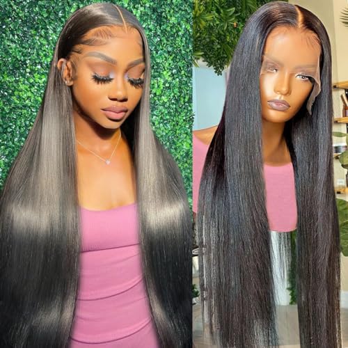 Straight Lace Front Wigs Human Hair Wig Pre Plucked 13x4 Straight Human Hair Wigs For Black Women Human Hair Wig Straight Frontal Wigs Human Hair Lace Front Wigs