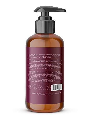Sulfate and Paraben Free Blue Shampoo for Color-Treated Hair 12 oz Bottle - Image 3