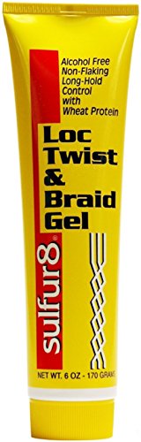 Sulfur8 Loc, Twist & Braid Gel, 6 oz (Pack of 4)