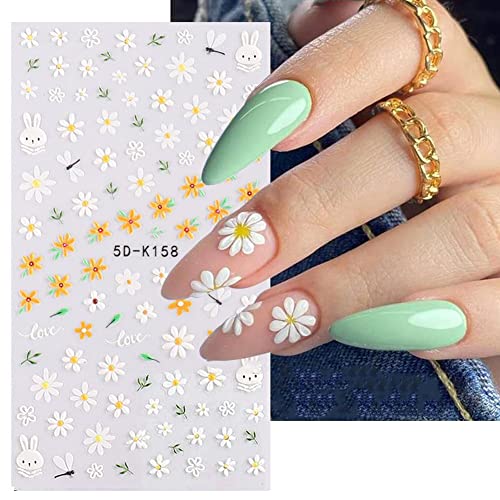 Sunflower Gel Nail Art - Image 3