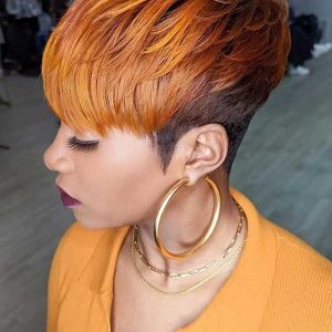 Synthetic Short Hair Wig Synthetic Wigs for Black/White Women Natural Short Hair Wig with Bang (BeiSDWig-913)