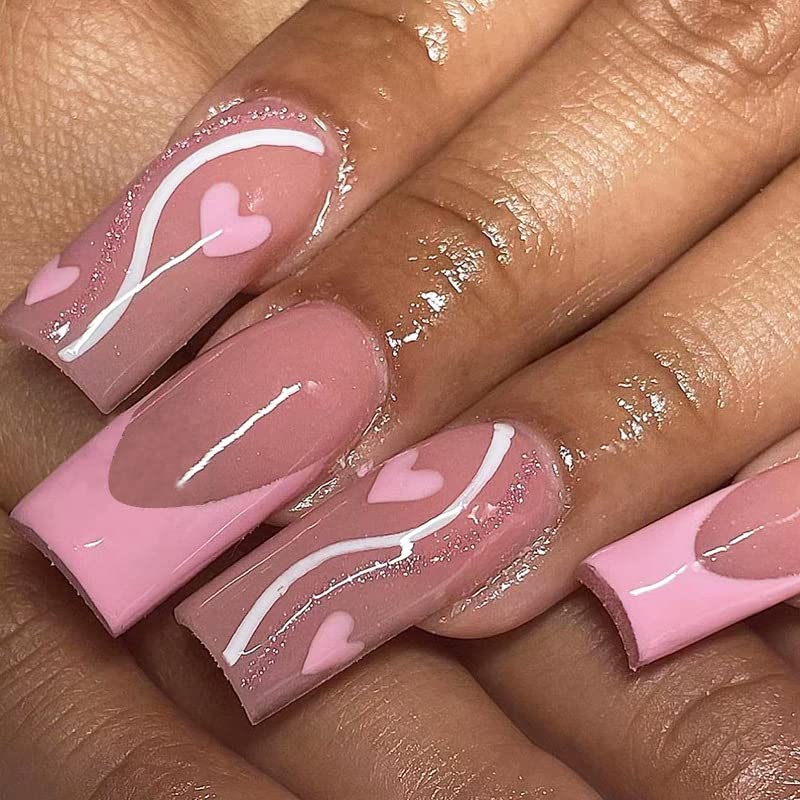 Trendy Acrylic Nails for a Feminine Look