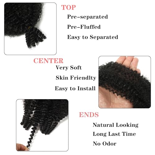 Twist human hair for stylish look. - Image 3