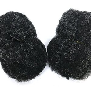 Twists Made from Human Hair