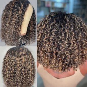 U Part Human Hair Wig