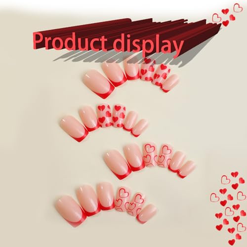 Valentine's Day Themed Acrylic Nails - Image 2