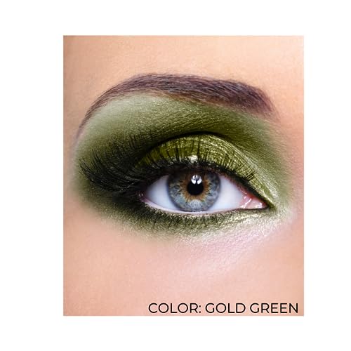 Single Green Eyeshadow Pan for Bold Eye Makeup Looks, 2g Capacity - Image 3