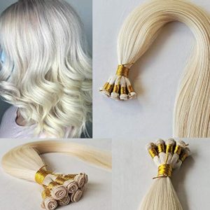 White Human Hair Extension