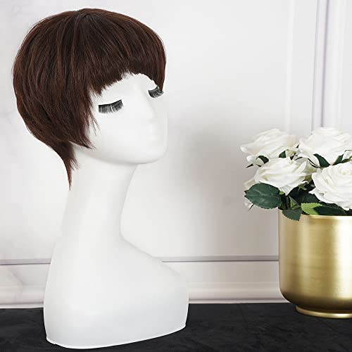 White Human Hair Wig ? Short Length - Image 3