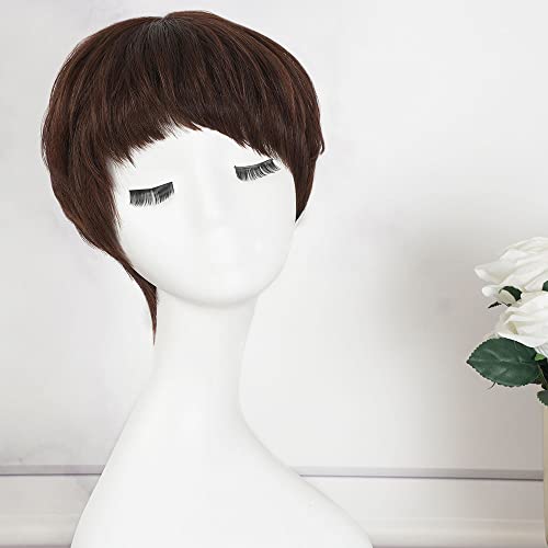 White Human Hair Wig ? Short Length - Image 2