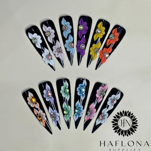 White & Rose Gold Acrylic Nails - Image 3