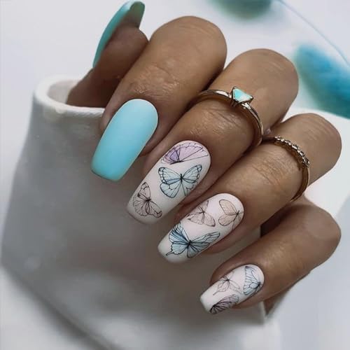 WOKOTO 12 Sheets Flower Nail Art Sticker Supplies 3D Self-Adhesive Colorful Pink Flowers Leave Butterfly Blossoms Nail Decals Stickers Floral Nail Design Stickers for Acrylic Nails Decoration - Image 7