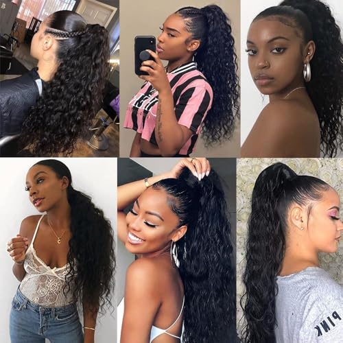 24 Inch Yaki Human Hair Ponytail Extension for Natural Style and Volume - Image 6