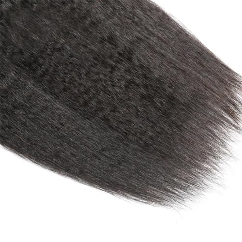 Yaki Straight Human Hair Bundles 12 14 16 Inch Soft And Healthy 8a Brazilian Kinky Straight Bundles Human Hair Extension - Image 6