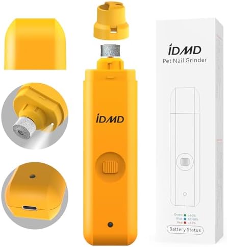 Yellow Easy Pet Nail Clippers with Comfortable Grip for Smooth Trimming