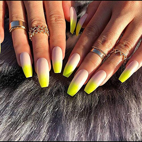 YIMART 500pcs Clear Flat Head Coffin Style French Nail Tips for Nail Art Salon Use - Image 5