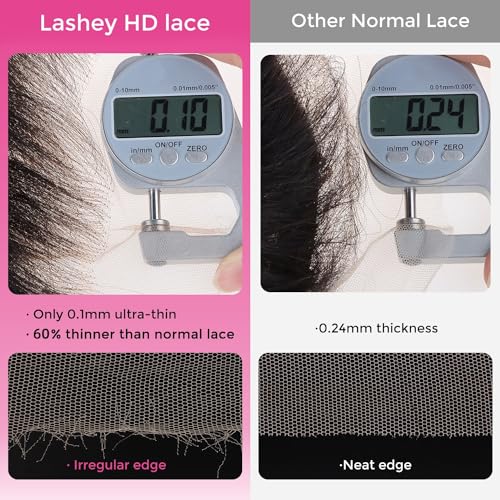 16 Inch 180% Density Body Wave 5x5 HD Lace Closure Human Hair Wig - Image 3