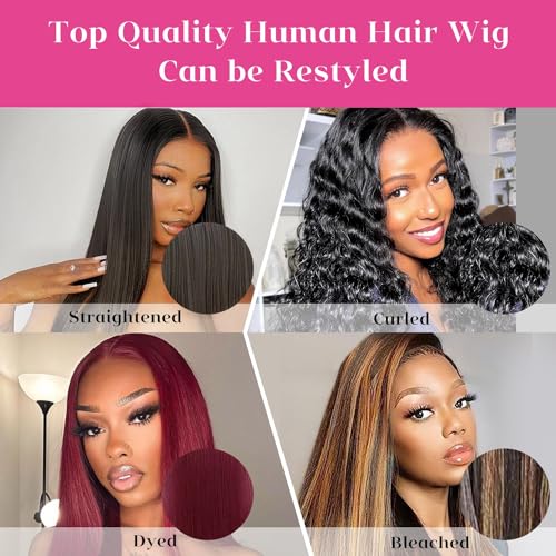 16 Inch 180% Density Body Wave 5x5 HD Lace Closure Human Hair Wig - Image 8