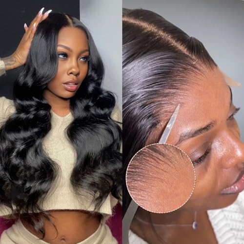 16 Inch 180% Density Body Wave 5x5 HD Lace Closure Human Hair Wig