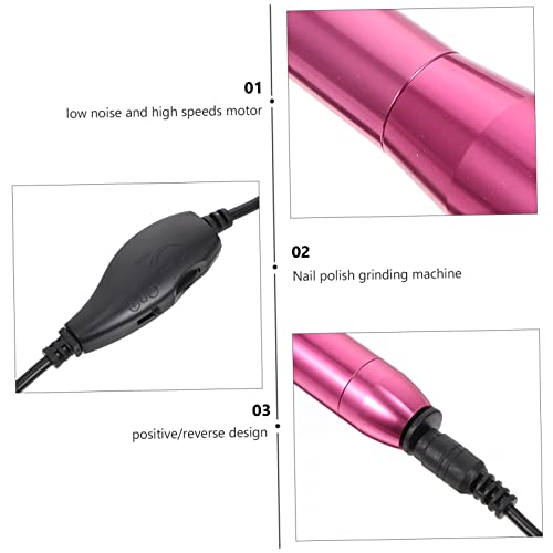 Electric Nail File and Polisher Gel Manicure Kit with 1 Aluminum Grinder Tool Set - Image 4