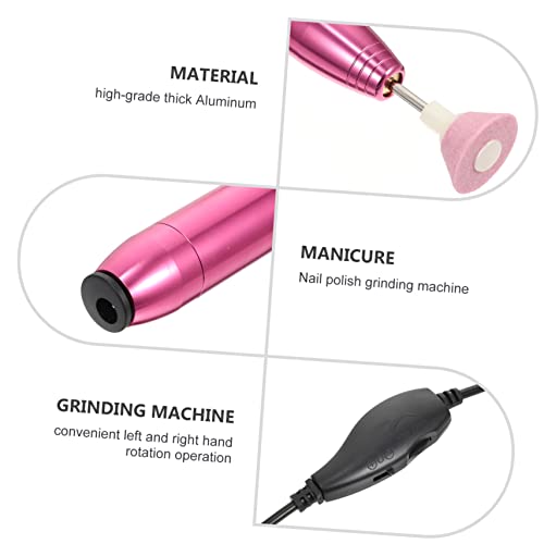 Electric Nail File and Polisher Gel Manicure Kit with 1 Aluminum Grinder Tool Set - Image 2