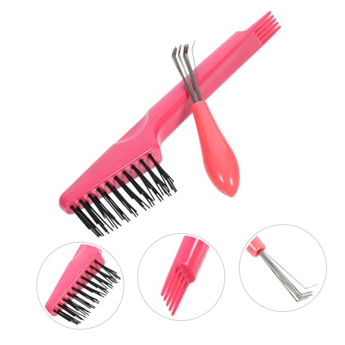 Pink Pet Hair Removal Tool Set with Paw Brush and Comb - Image 9