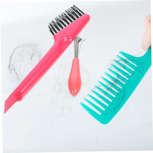 Pink Pet Hair Removal Tool Set with Paw Brush and Comb - Image 4