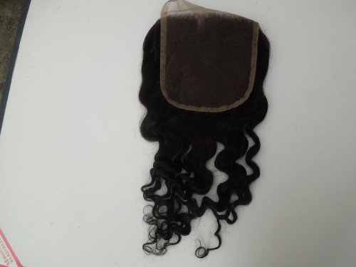 10-Inch Mongolian Virgin Remy Deep Wave Closure in Natural Color for Easy Styling - Image 2