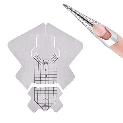 100 Piece Strong Mermaid Dual Use Separable Nail Form Extension Stickers Self-Adhesive Gel Acrylic Builder Molds - Image 4