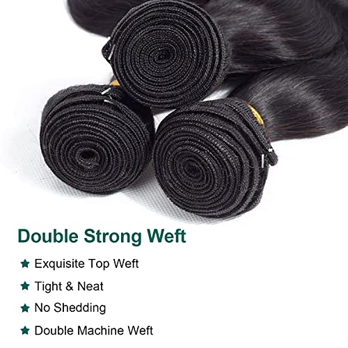 10A Straight Bundles Human Hair 18 20 22 inch Brazilian Virgin Human Hair Bundles Straight 100% Unprocessed Virgin Hair Straight Weave Bundles Human Hair 3 Bundles Deals - Image 5