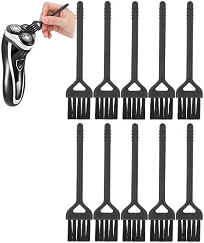 10PCS Electric Shaver Cleaning Brushes, Mini Nylon Hair Double Sided Clipper Brush Shaver Cleaner for Garlic Masher, Shaver, Keyboard