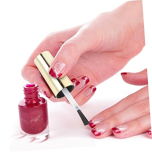 10pcs make up replacement caps for nail polish bottle portable bottle nail polish make up Bottled replacement gel bottle caps nail polish bottles caps replacement nail - Image 5