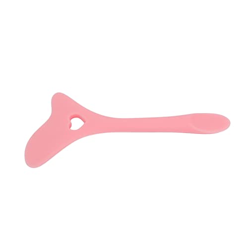 Pink Multifunctional Silicone Eyeliner Aid Tool with Ergonomic Handle for Effortless Makeup - Image 3