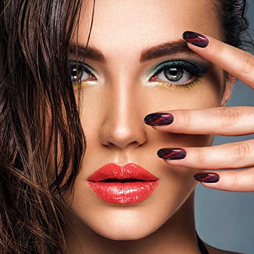 12 Color Gel Nail Polish Set with Chip-Resistant Top Coat for Home Manicure - Image 4