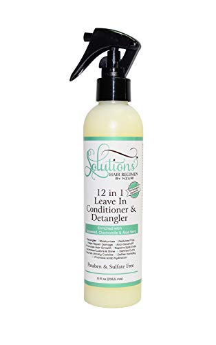 12-in-1 Seaweed and Aloe Vera Leave-In Conditioner 8oz for Healthy Hair Repair