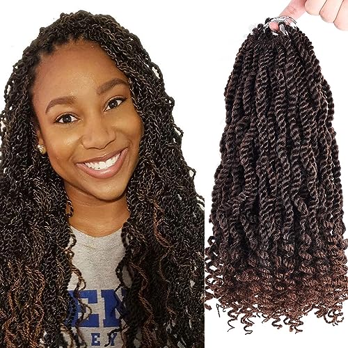 12-Inch T30 Wavy Senegalese Twist Crochet Hair - 6 Pack Set