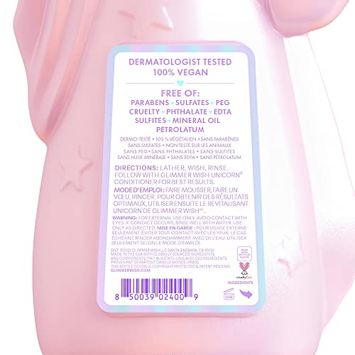 12 oz Unicorn Kids Shampoo Paraben Sulfate Free Gentle Cleansing - Image 2