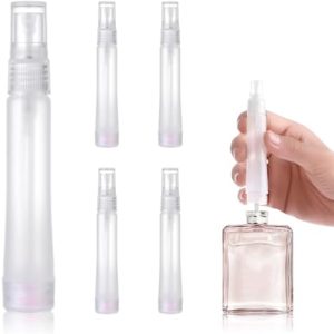 12 Pack 10ml Refillable Travel Perfume Spray Bottles Clear