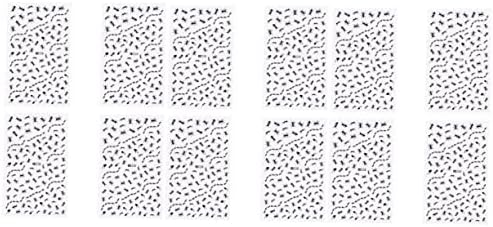 12 Sheets Nativity Scene Christmas Nail Art Transfer Decals Stickers