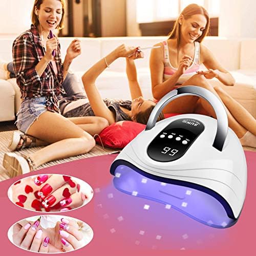 120W UV Gel Nail Lamp with 4 Timers and Portable Handle for Fast Curing - Image 7