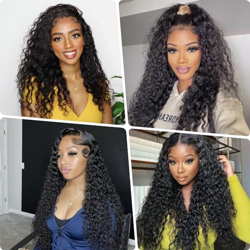 12A Brazilian Deep Wave Human Hair Bundles 300g Natural Color 14" 16" 18" - Image 6