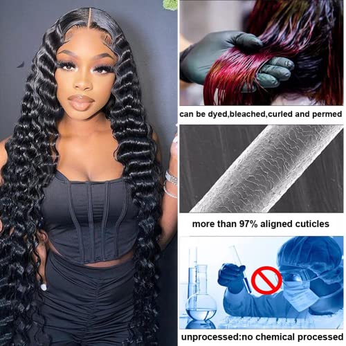 12A Grade Loose Deep Wave Bundles Loose Deep Wave Human Hair 3 Bundles Brazilian Loose Deep Wave Bundles 12A Virgin Loose Curly Weave Bundles Human Hair 100% Unprocessed Curly Hair Extensions - Image 4