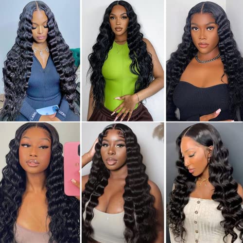 12A Grade Loose Deep Wave Bundles Loose Deep Wave Human Hair 3 Bundles Brazilian Loose Deep Wave Bundles 12A Virgin Loose Curly Weave Bundles Human Hair 100% Unprocessed Curly Hair Extensions - Image 7