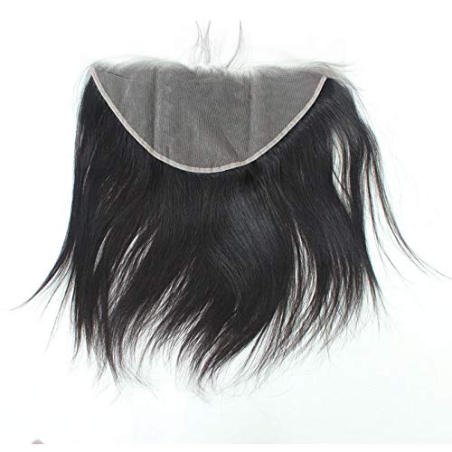 13X6 100 Real Soft Brazilian Hair Pre Plucked Full Lace Frontals Straight Human Hair Pieces 18 Inch Ear To Ear Transparent Lace Frontal Closure With Natural Hairline - Image 4