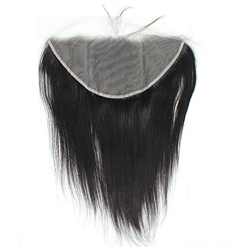 13X6 100 Real Soft Brazilian Hair Pre Plucked Full Lace Frontals Straight Human Hair Pieces 18 Inch Ear To Ear Transparent Lace Frontal Closure With Natural Hairline - Image 7