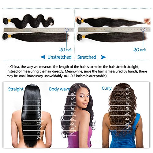 14 Inch 5A Brazilian Virgin Deep Wave Hair Weave Bundle Natural Color - Image 8