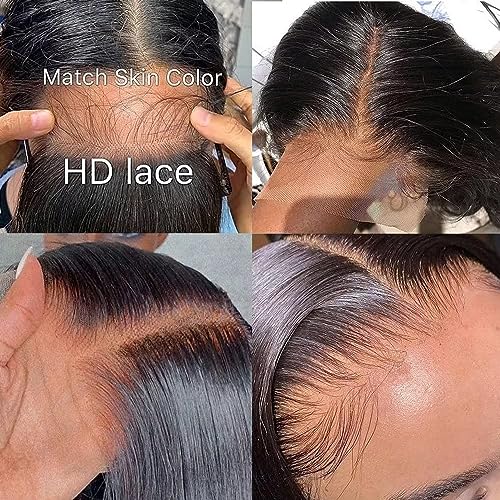14-Inch Ombre Kinky Straight 360 Lace Front Wig Natural Look Comfort - Image 6