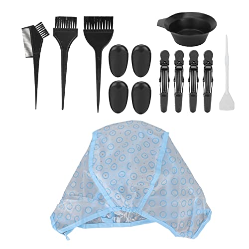 14 Pcs Hair Dye Brush Bowl Set, Salon Hair Coloring Kit with Hair Dye Cap, Colour Brush for Hair Coloring, Dye Tools - Image 8
