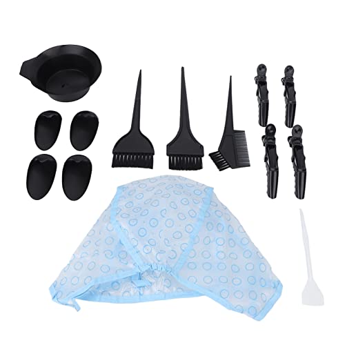 14 Pcs Hair Dye Brush Bowl Set, Salon Hair Coloring Kit with Hair Dye Cap, Colour Brush for Hair Coloring, Dye Tools - Image 7